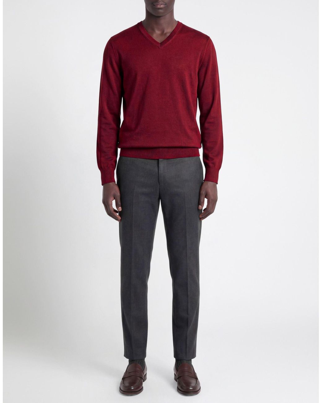 Brunello Cucinelli Red Jumper for men