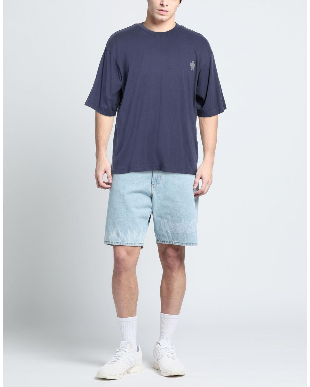 A PAPER KID Blue T-shirt for men