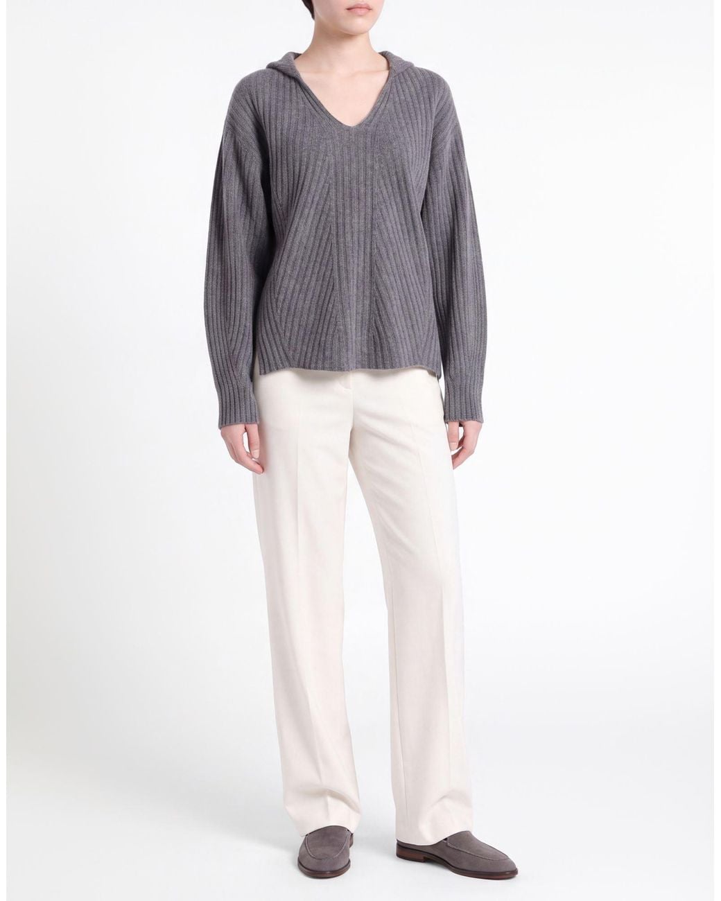 Twinset Gray Sweater Wool, Cashmere