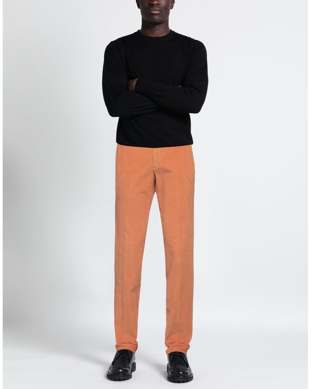 Incotex Orange Trouser for men