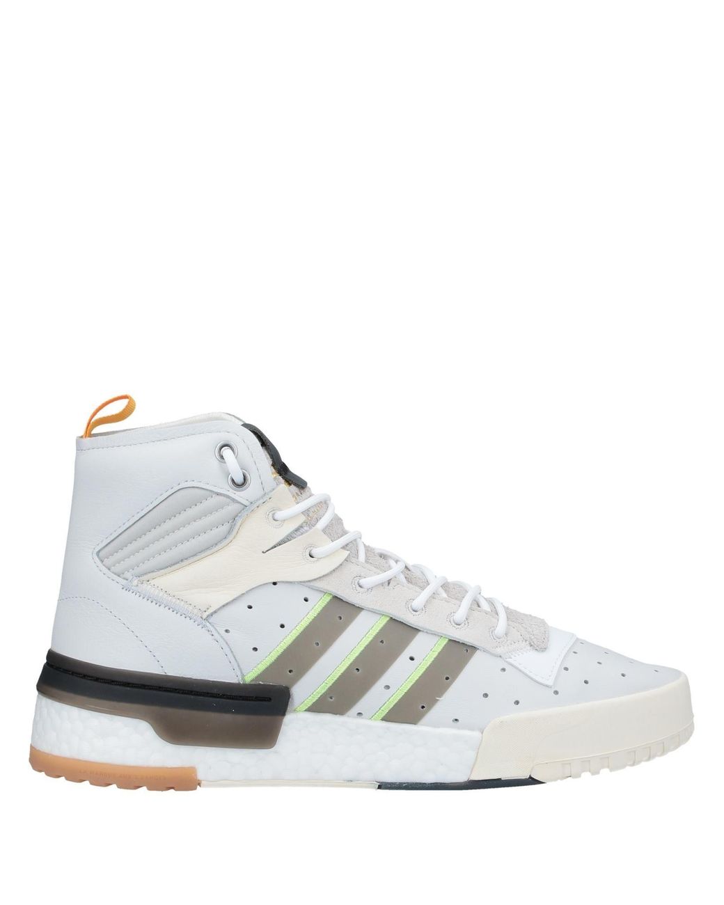 adidas Originals Leather Hightops & Sneakers in Light Grey (Gray) for