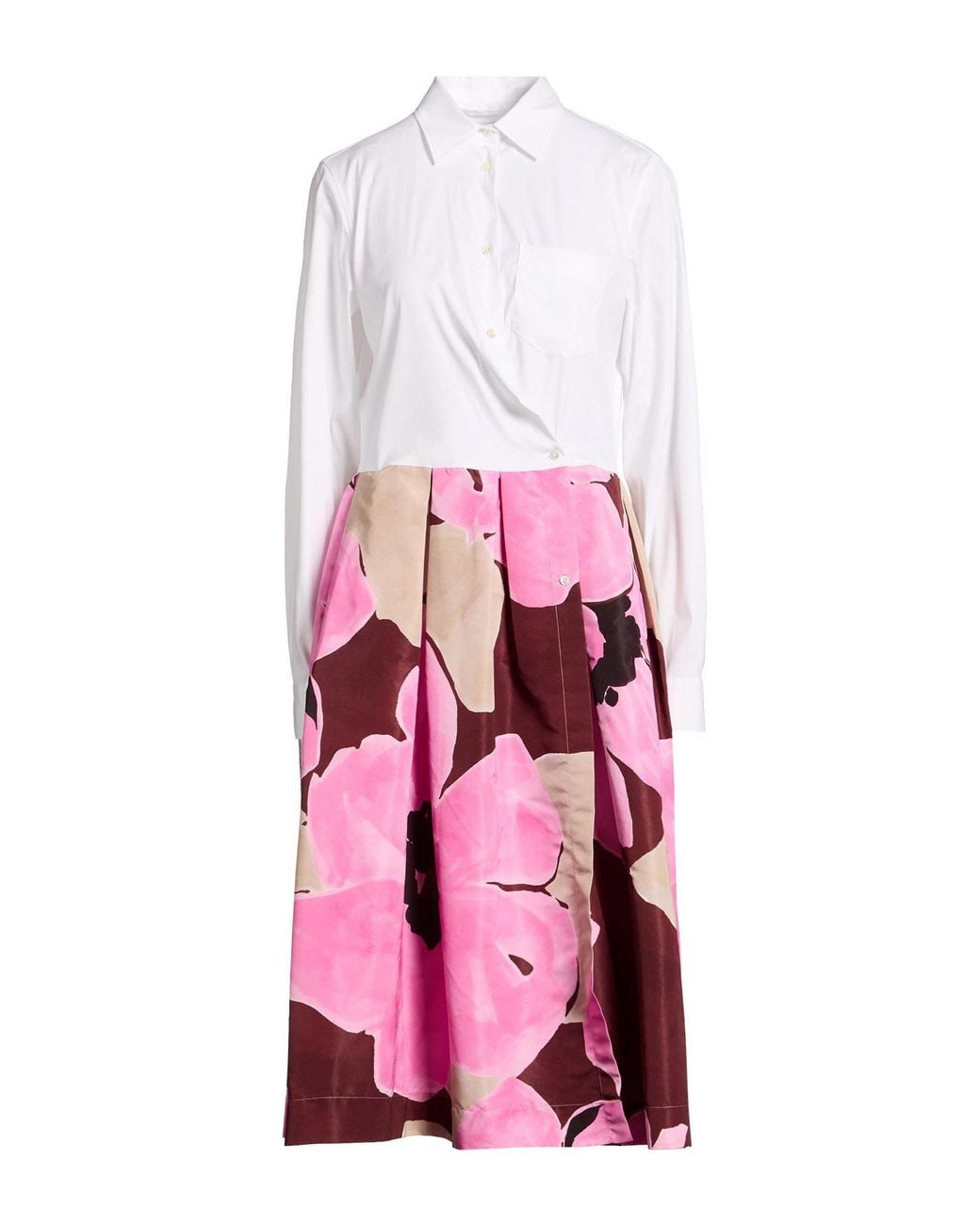 Sara Roka Pink Midi Dress