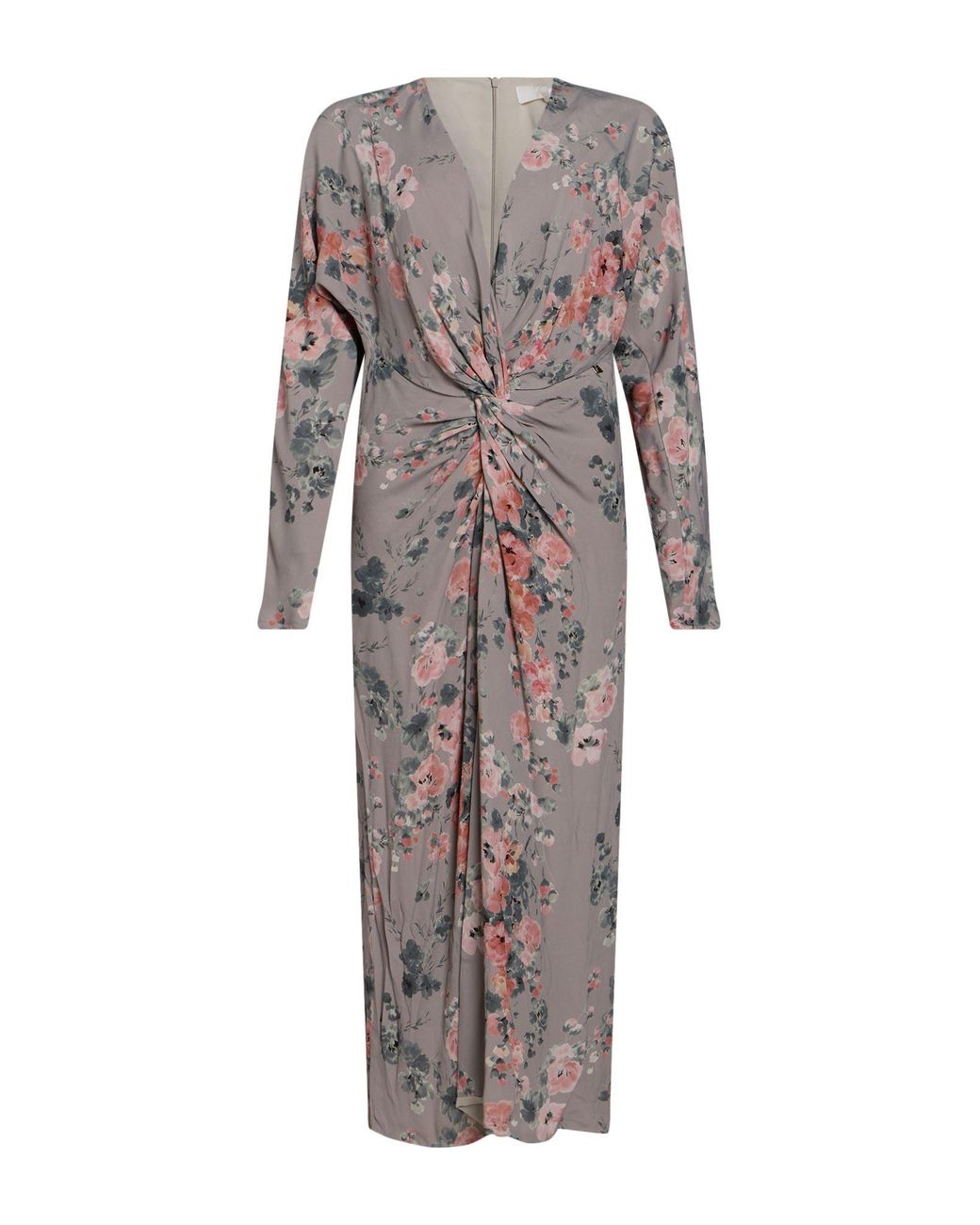 Kocca Gray Maxi Dress Polyester