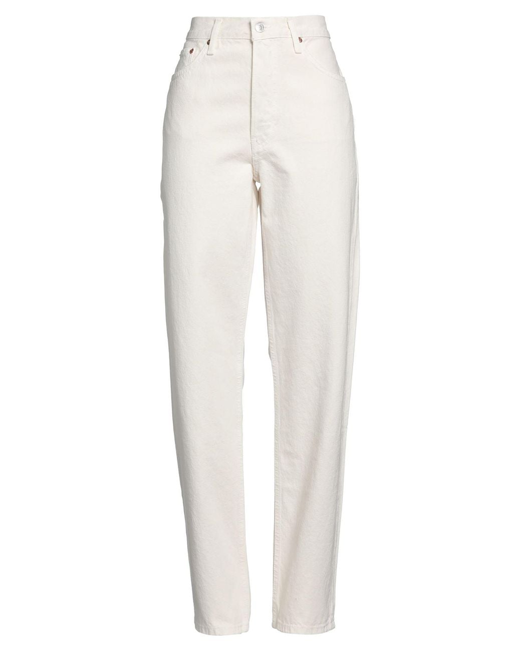 Re/done White Jeans