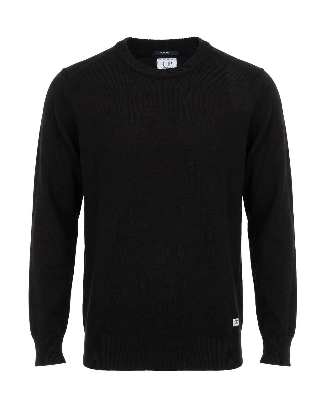 C P Company Black Sweater Wool, Silk for men