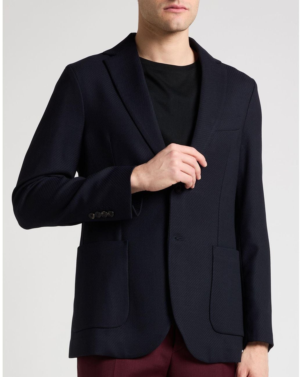 Circolo 1901 Blue Blazer Virgin Wool, Cashmere, Elastane for men