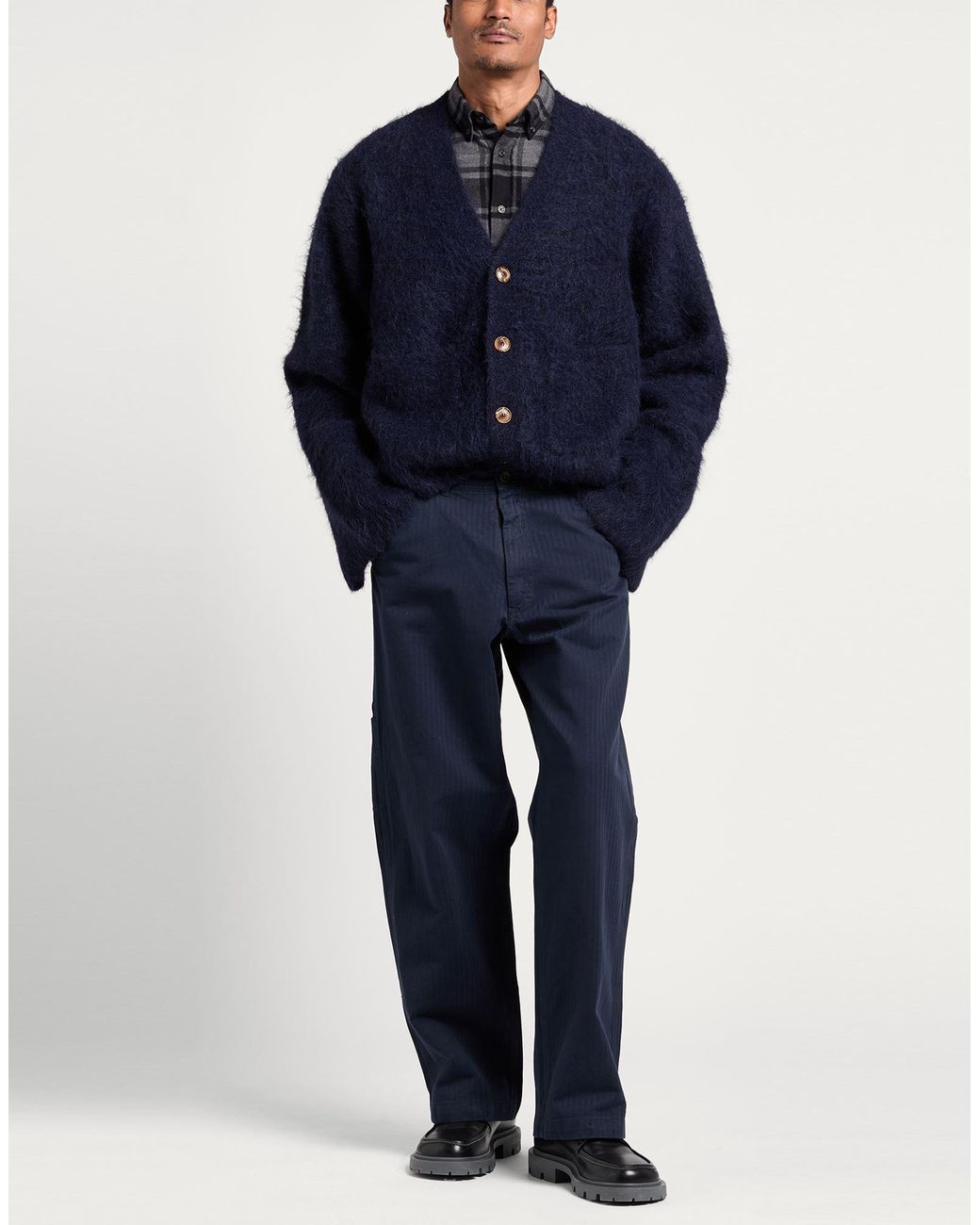 Maison Margiela Blue Midnight Pants Cotton for men
