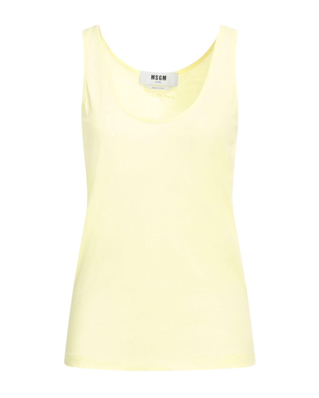 MSGM Yellow Tank Top