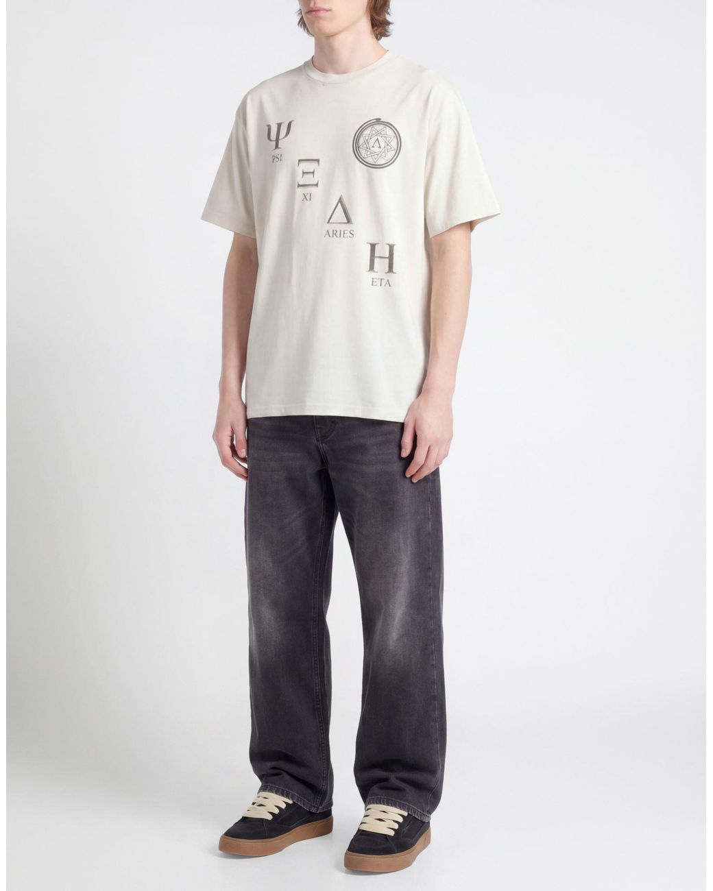 Camiseta Aries de hombre de color Natural