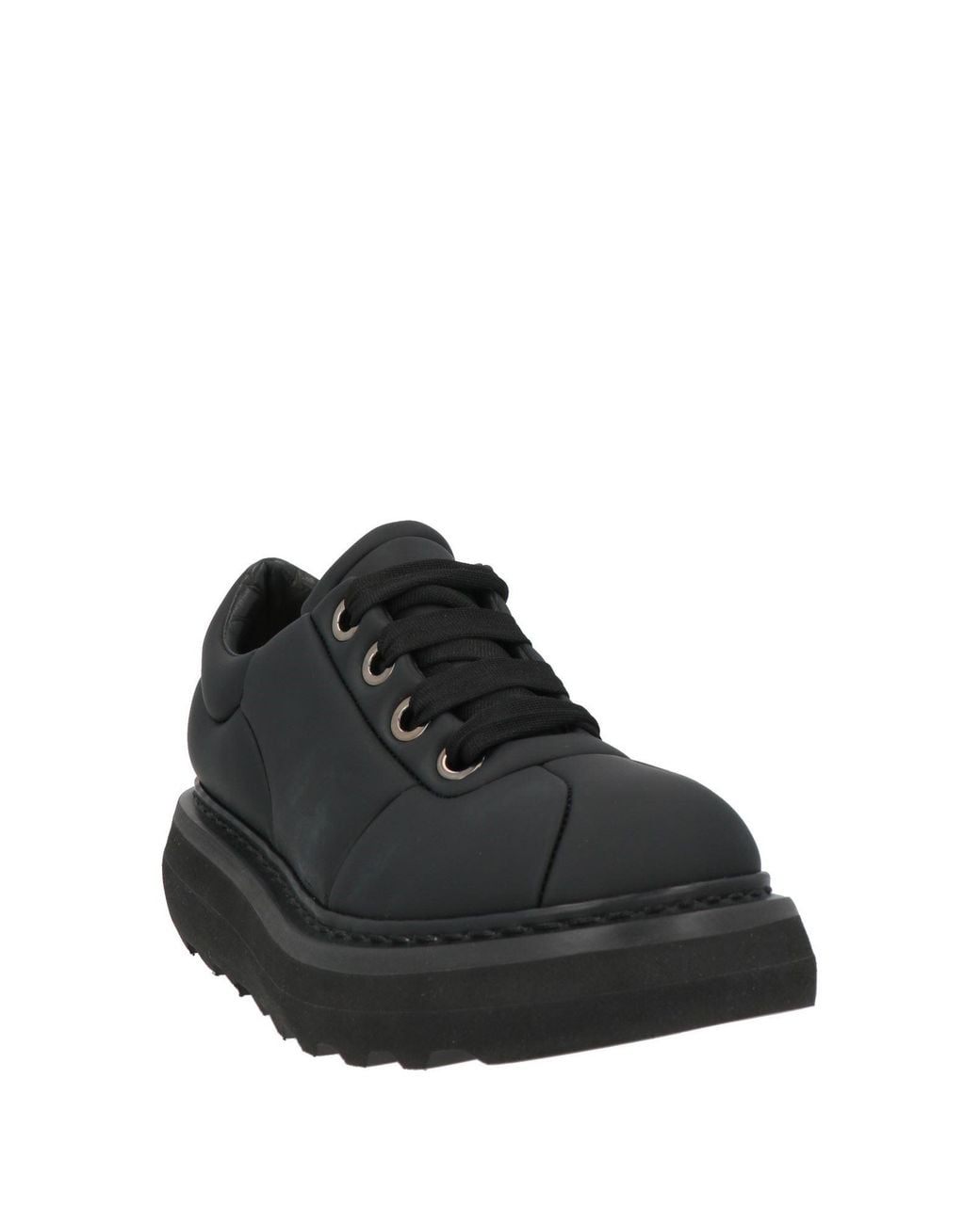 Premiata Black Lace-Up Shoes Leather