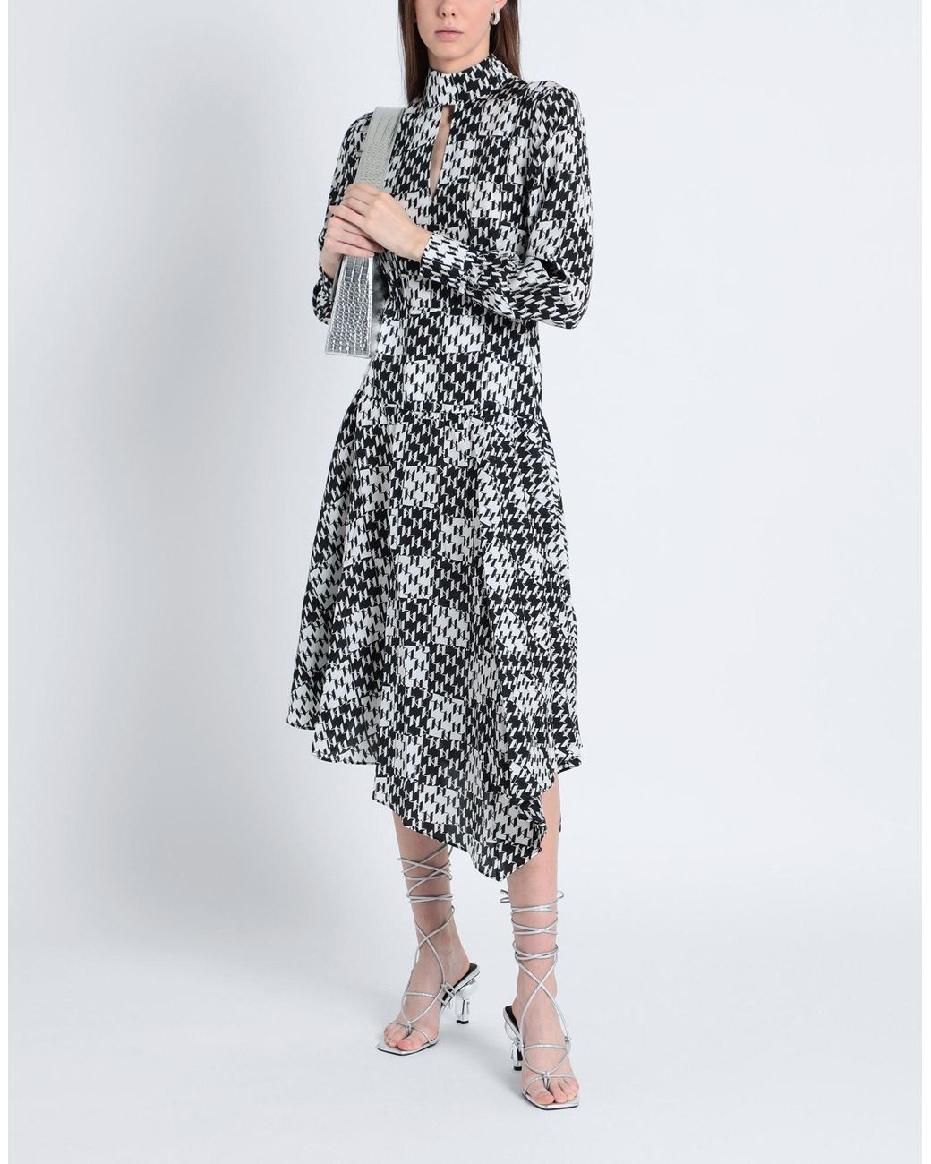 Karl Lagerfeld White Midi Dress