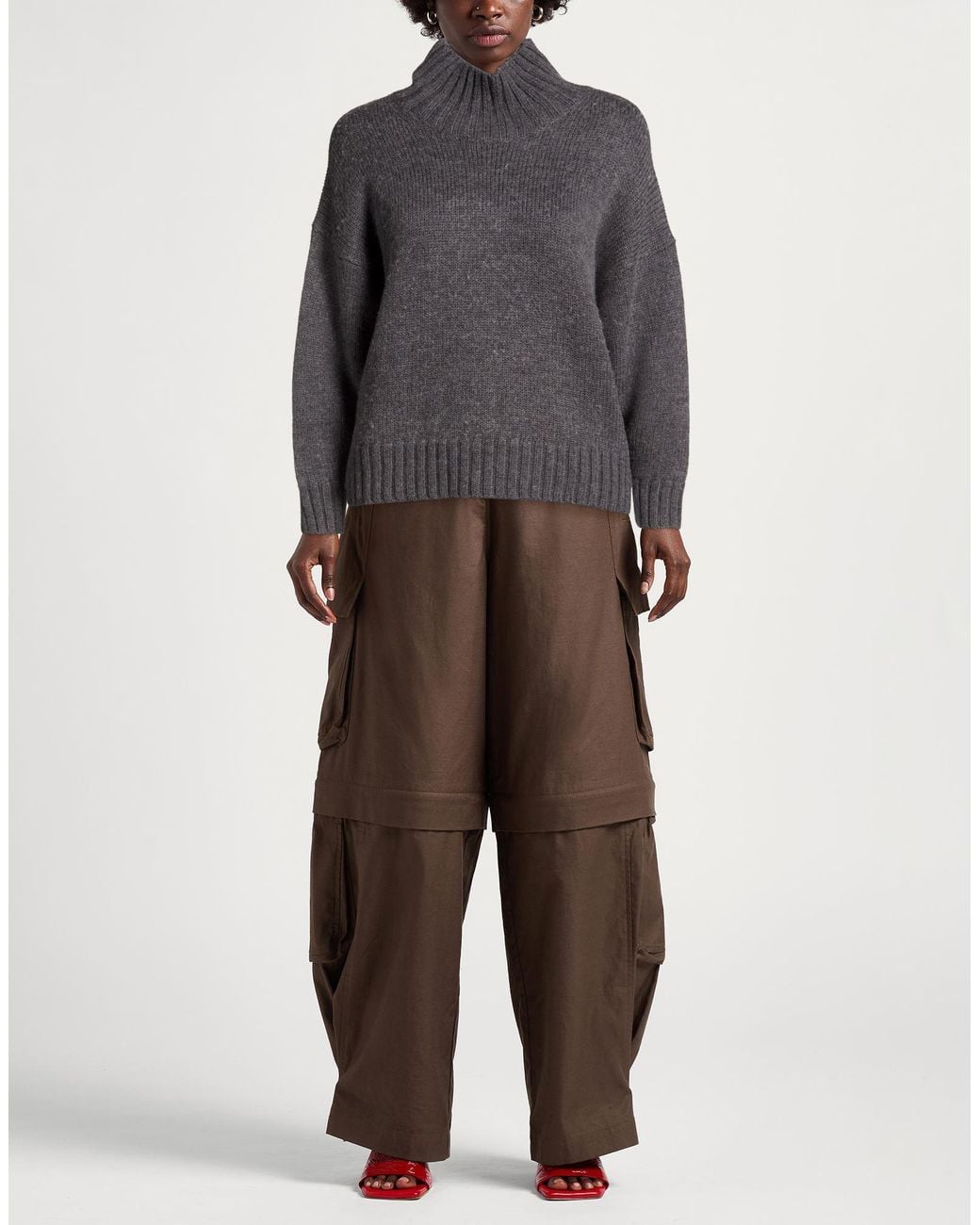 MEIMEIJ Gray Turtleneck