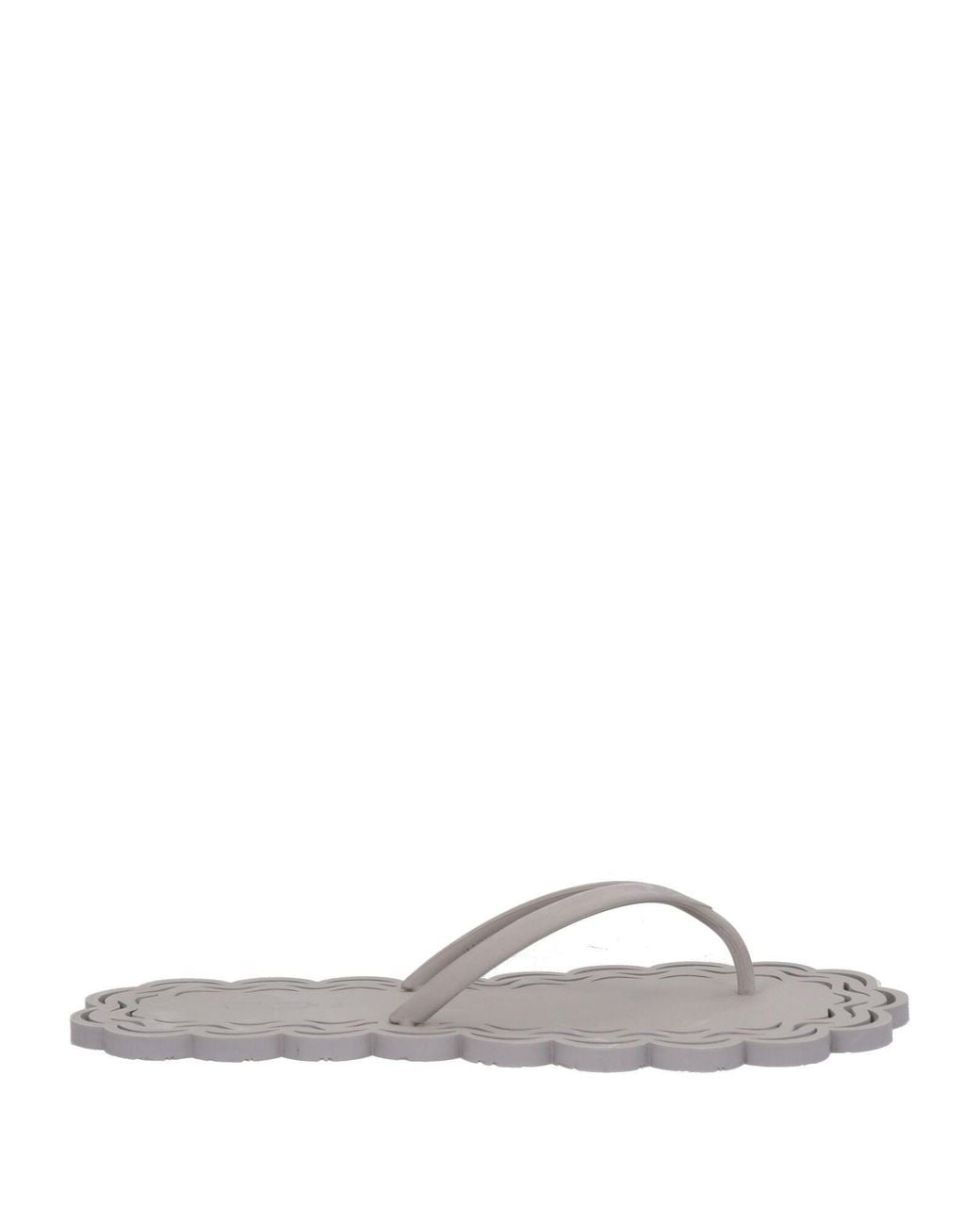 Carlotha Ray White Thong Sandal Synthetic Material