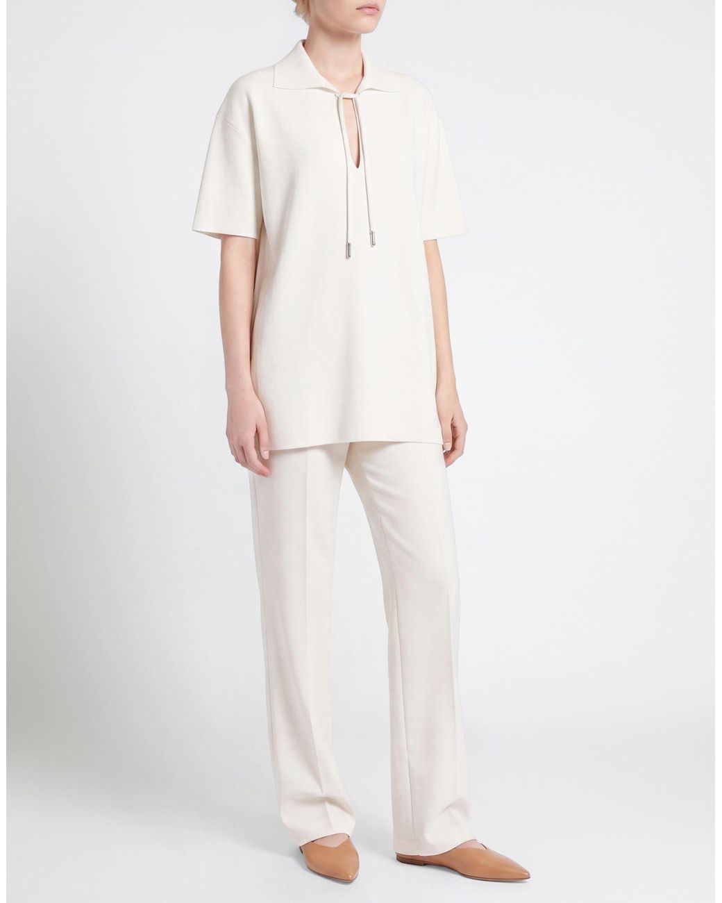 Max Mara White Polo Shirts