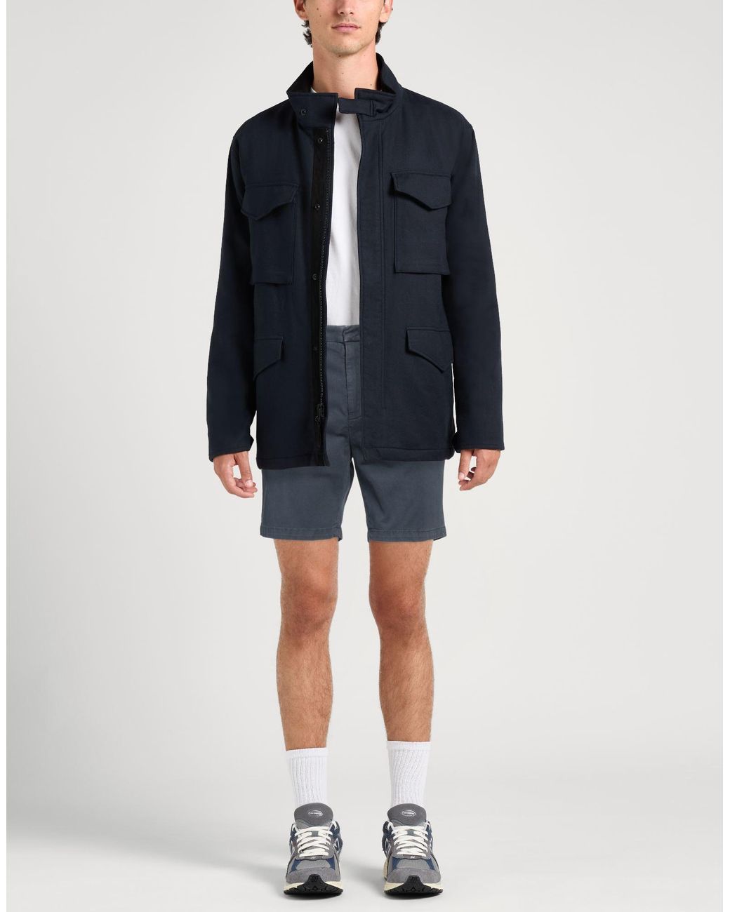 Dondup Blue Shorts & Bermuda Shorts Cotton, Elastane for men