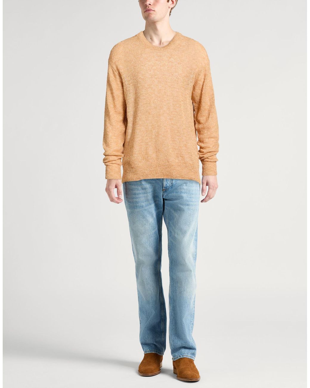 Roberto Collina Pullover in Natural für Herren