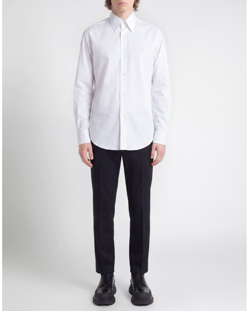 Camicia di McQueen in White da Uomo