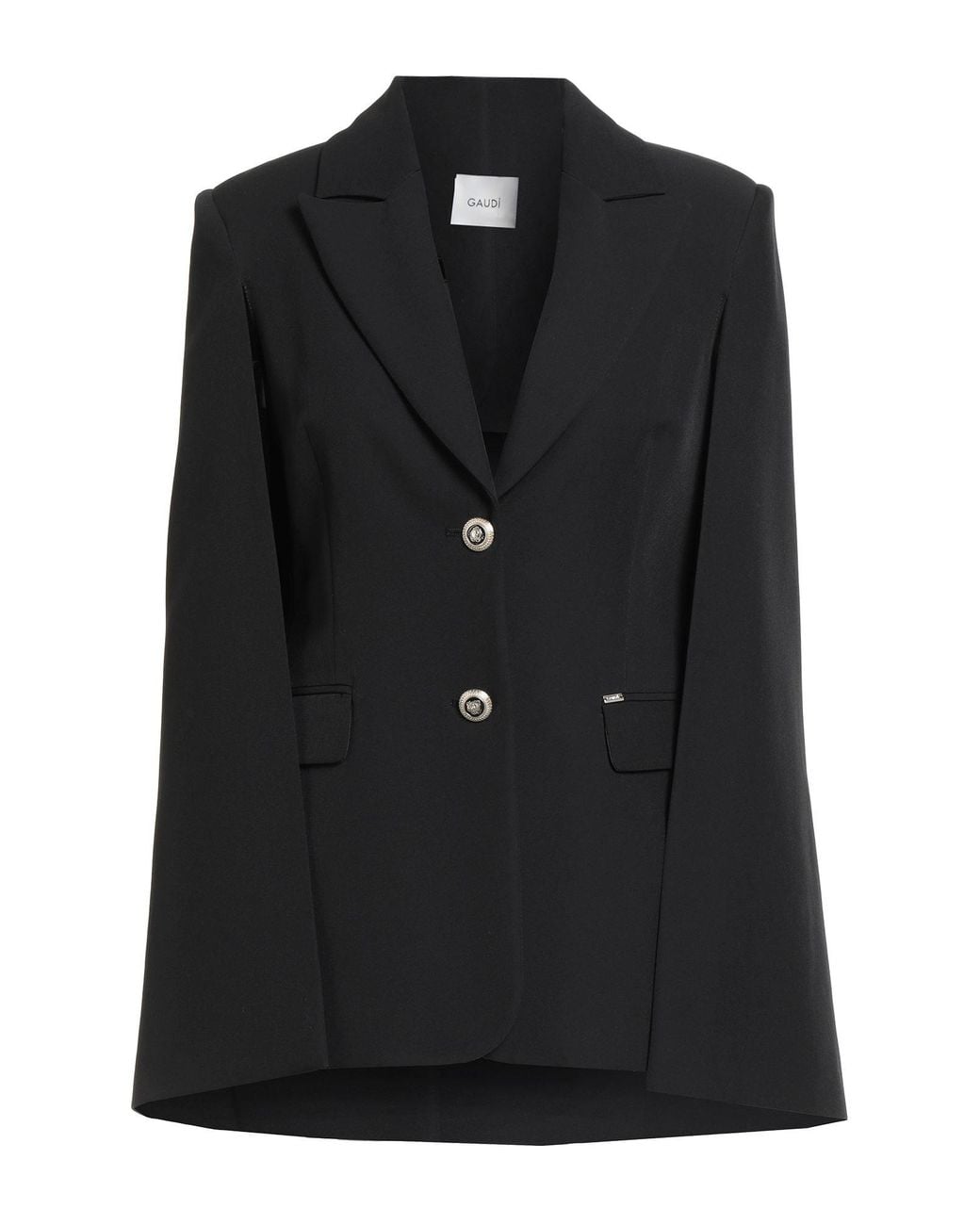 GAUDI Black Blazer Polyester, Elastane
