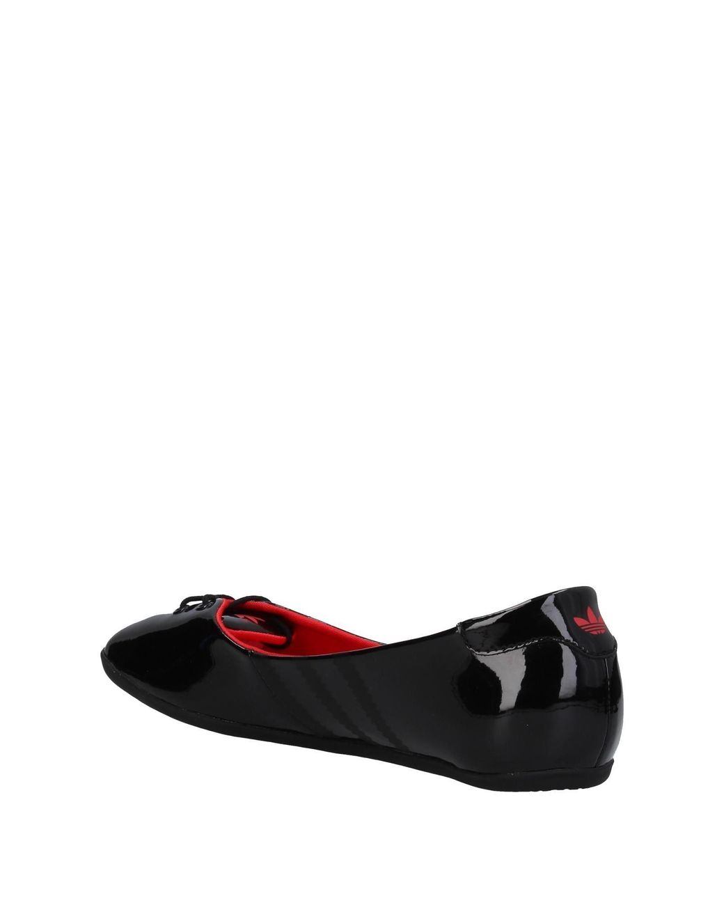 adidas Originals Leather Ballet Flats in Black | Lyst