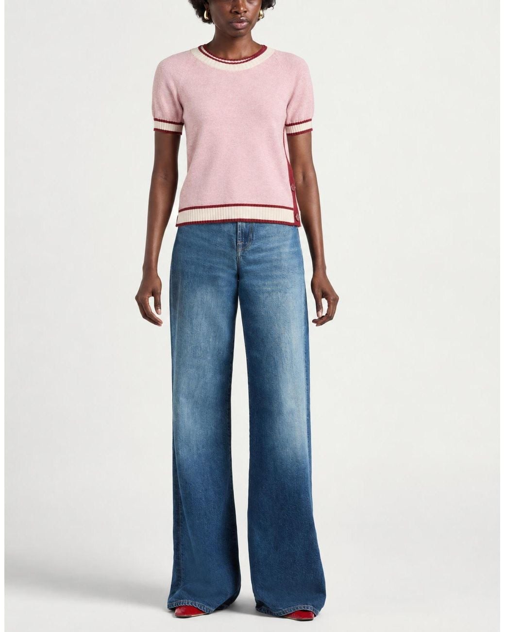 MAX&Co. Pink Sweater Cotton, Polyester