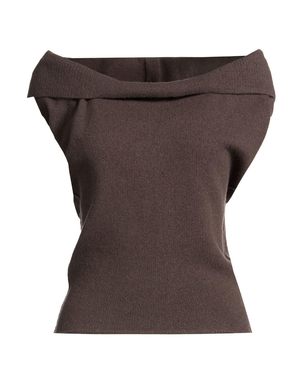 Rick Owens Brown Sweater Cashmere, Wool
