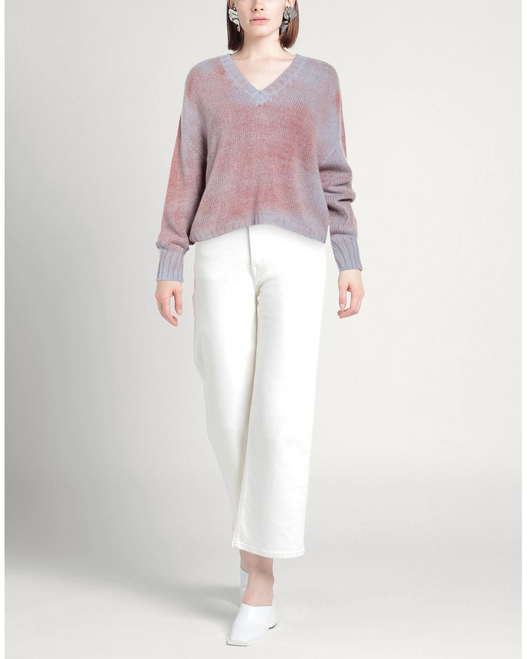 Aragona Pink Rust Sweater Cashmere