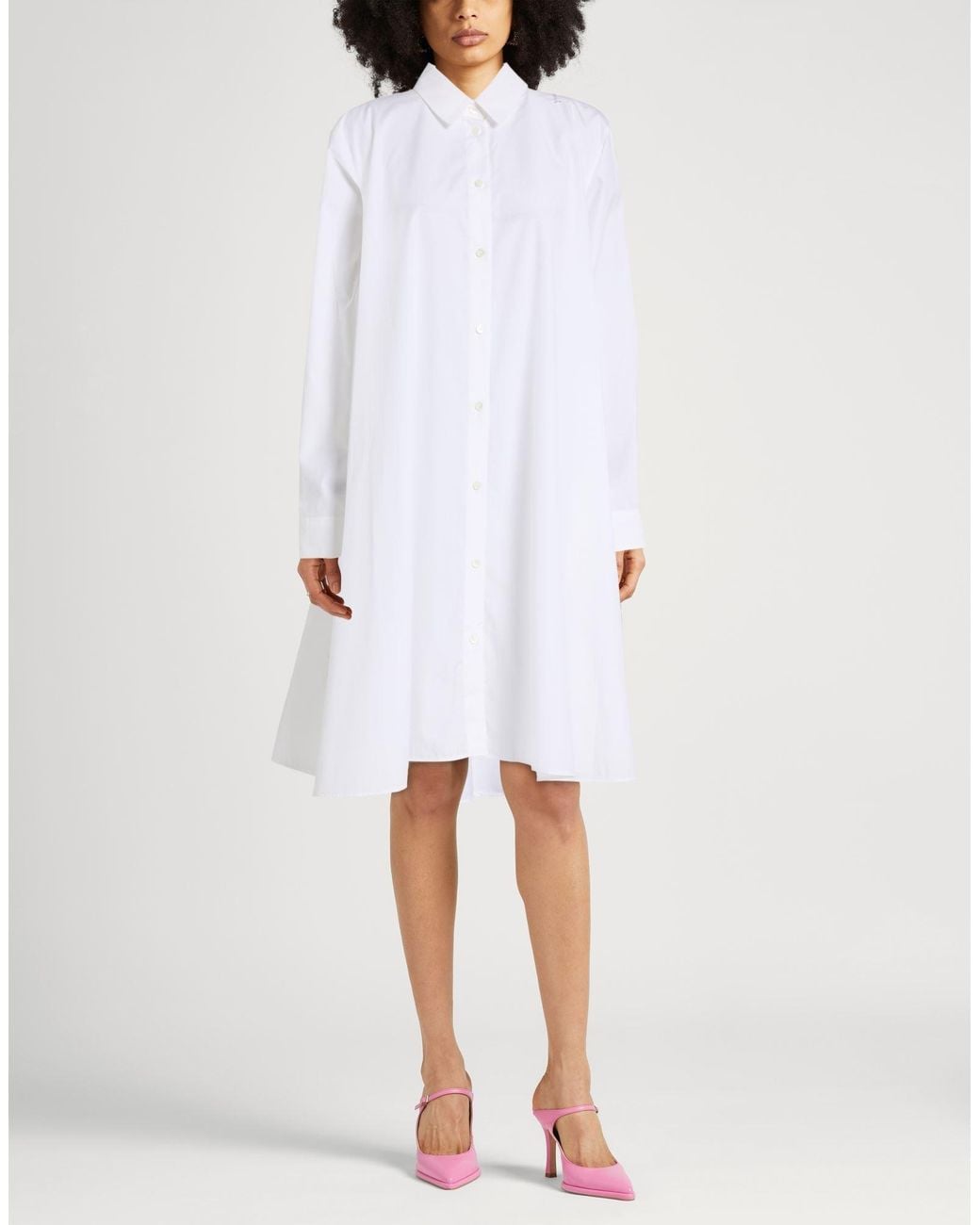 Marni White Midi Dress Cotton