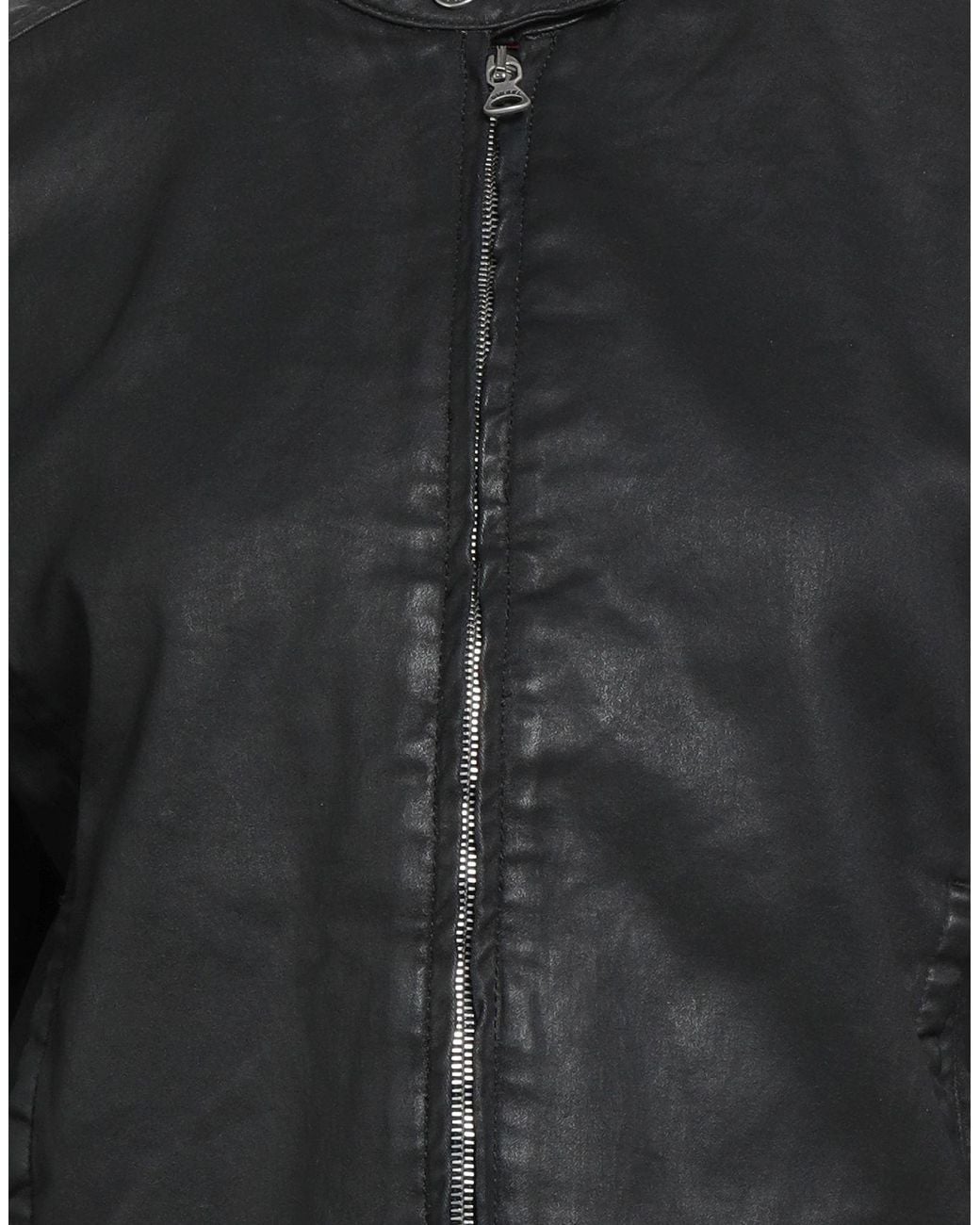 DIESEL Black Denim Outerwear Cotton, Polyester, Elastane