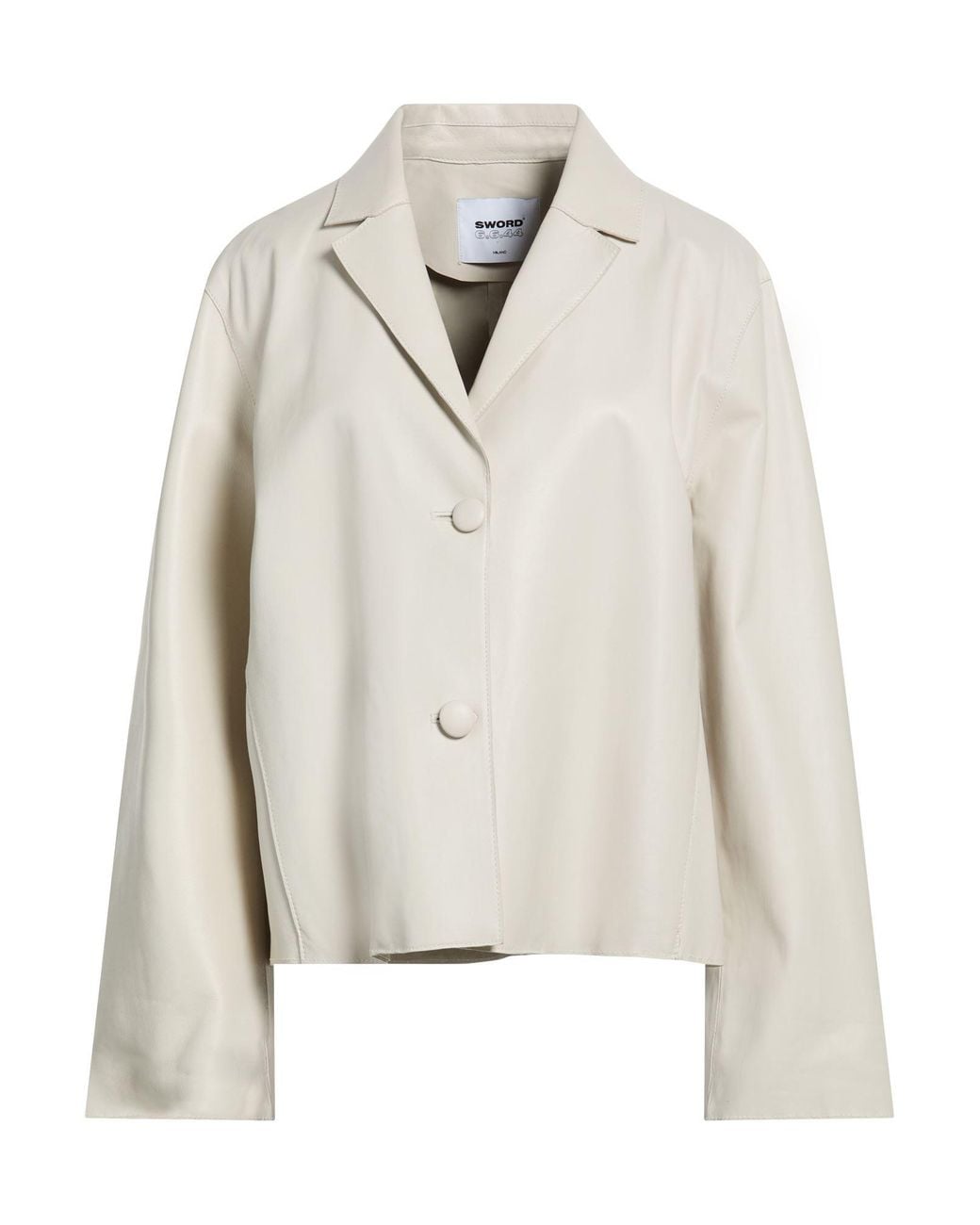 S.w.o.r.d 6.6.44 White Blazer Soft Leather
