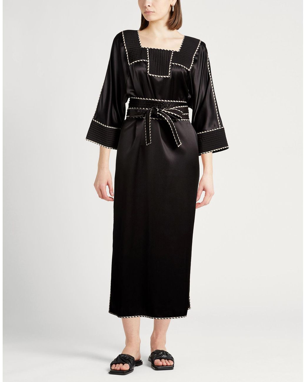 Robe Longue Tory Burch en coloris Black