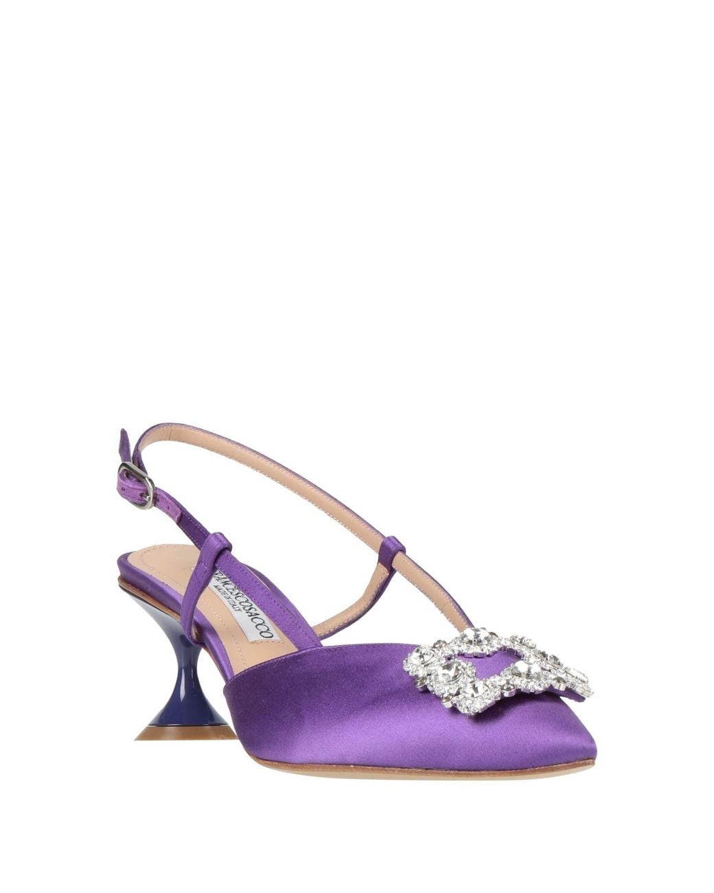 FRANCESCO SACCO Purple Pumps