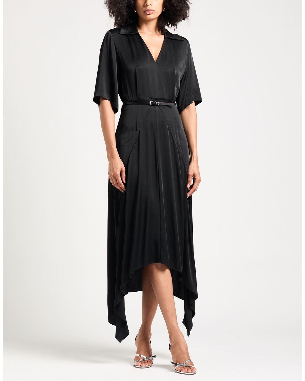 Givenchy Black Maxi Dress Viscose, Acetate