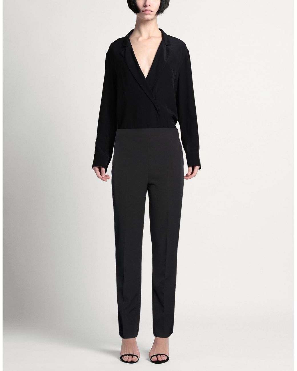 Camilla Black Pants Polyester, Elastane