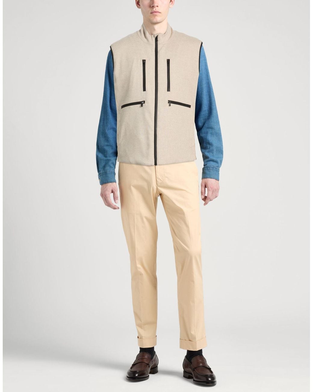 Tombolini Natural Gilet for men