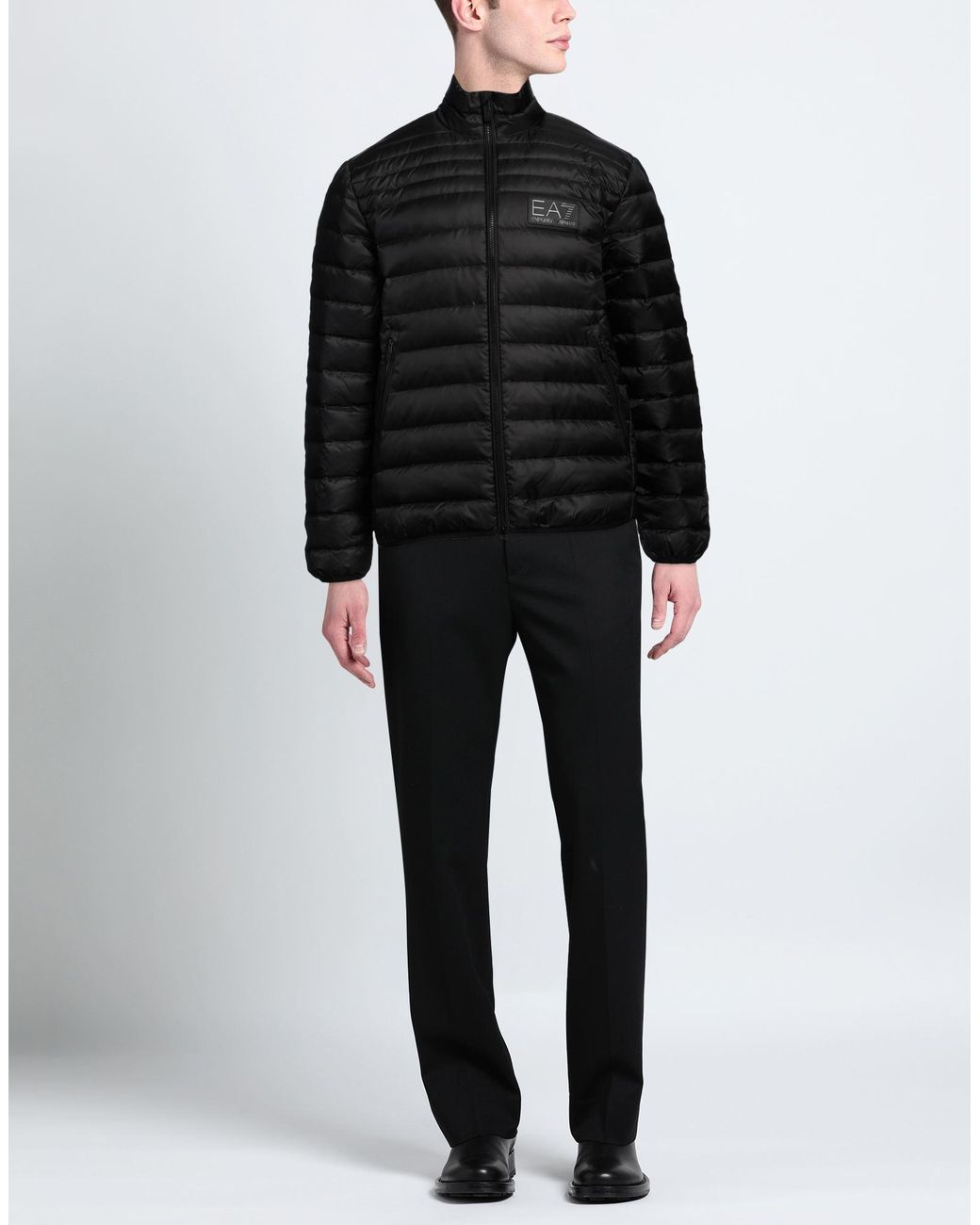 EA7 Black Puffer for men