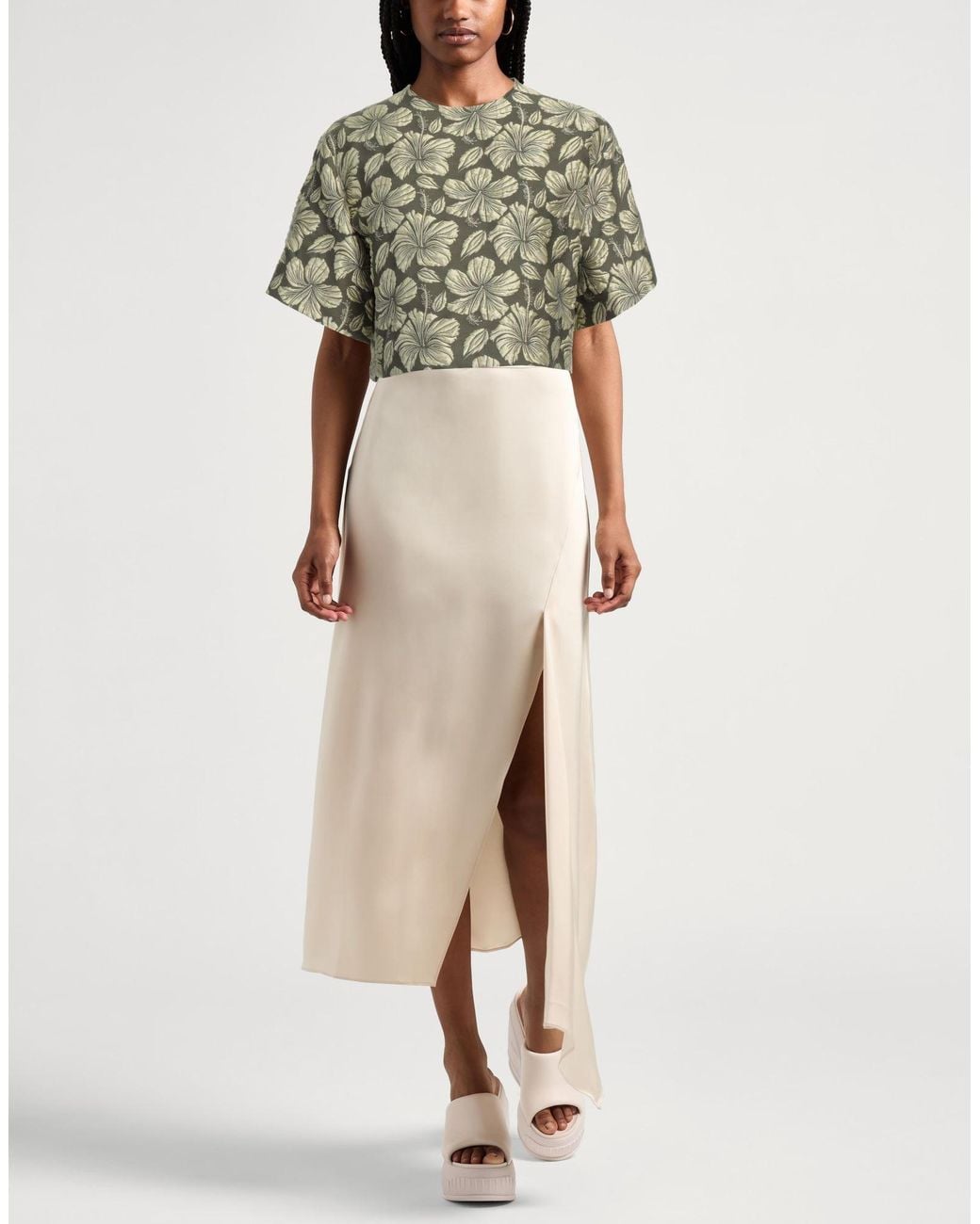 MSGM Multicolor Military Top Cotton, Polyester, Polyamide