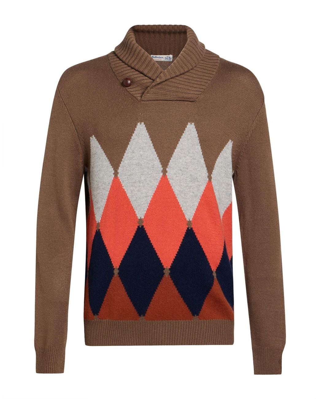 Pullover Ballantyne de hombre de color Brown