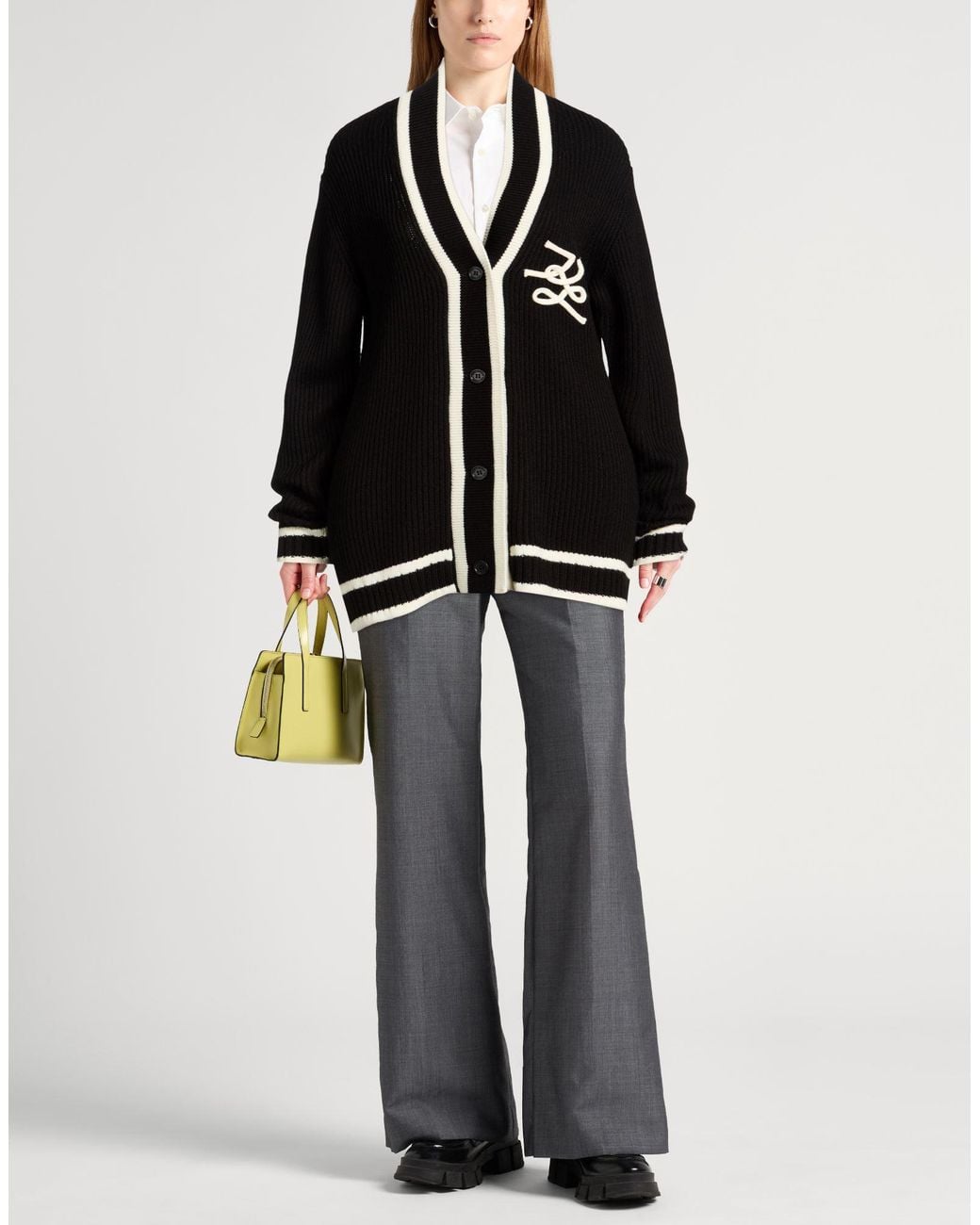 Karl Lagerfeld Black Cardigan
