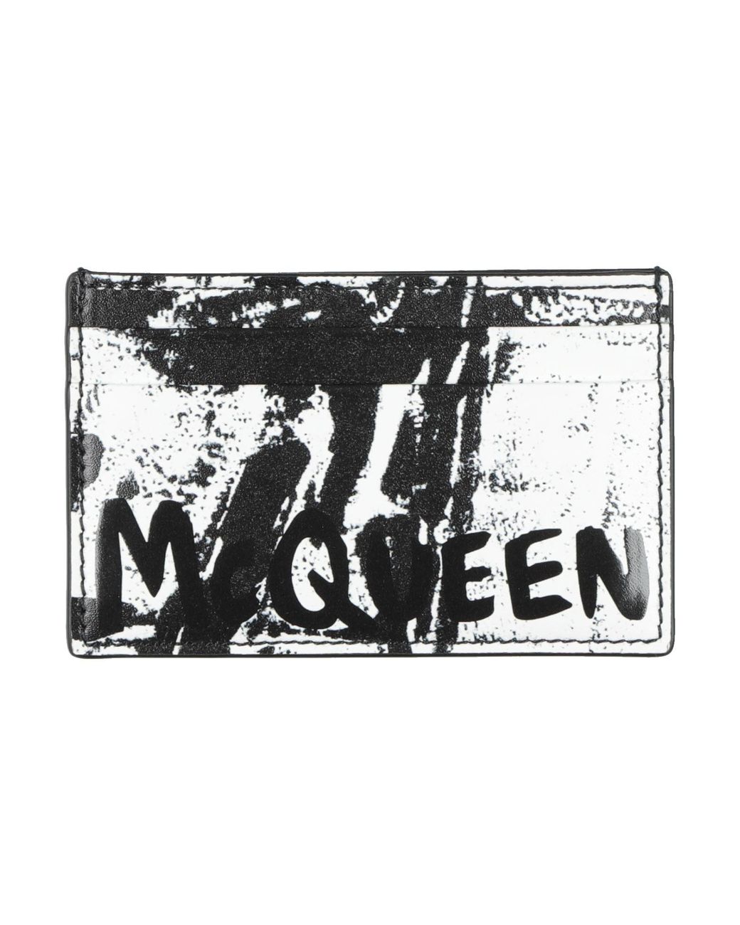 McQueen Metallic Cardholder Leather for men