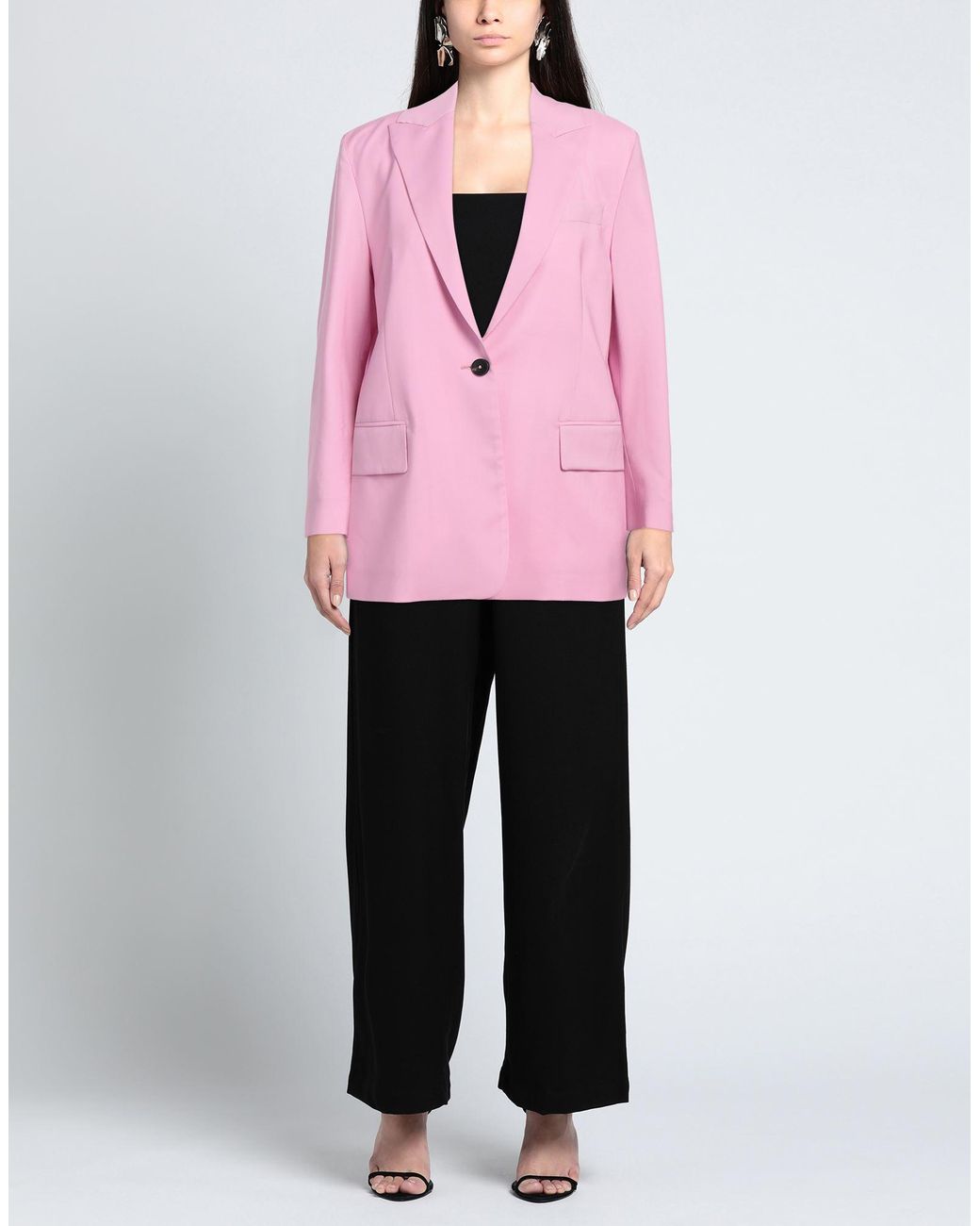 Montedoro Pink Blazer Virgin Wool