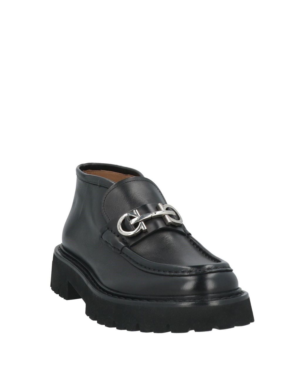 Ferragamo Black Ankle Boots Calfskin for men