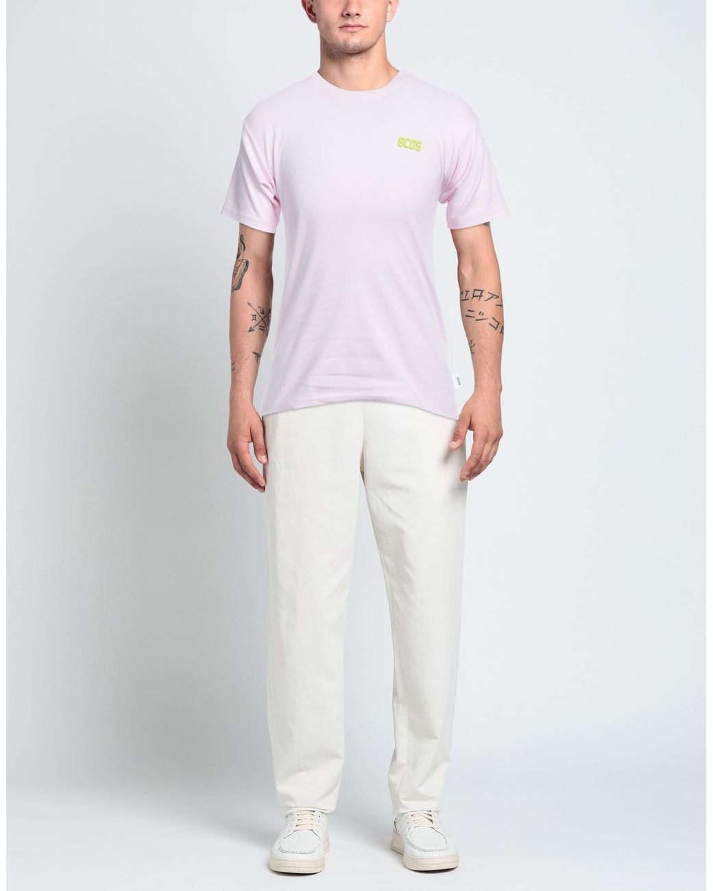 Gcds Pink T-shirt for men