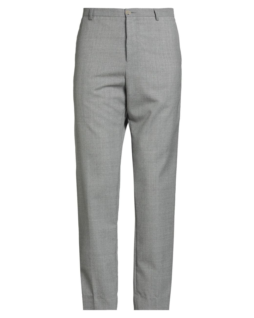Bruno Manetti Gray Pants Wool for men