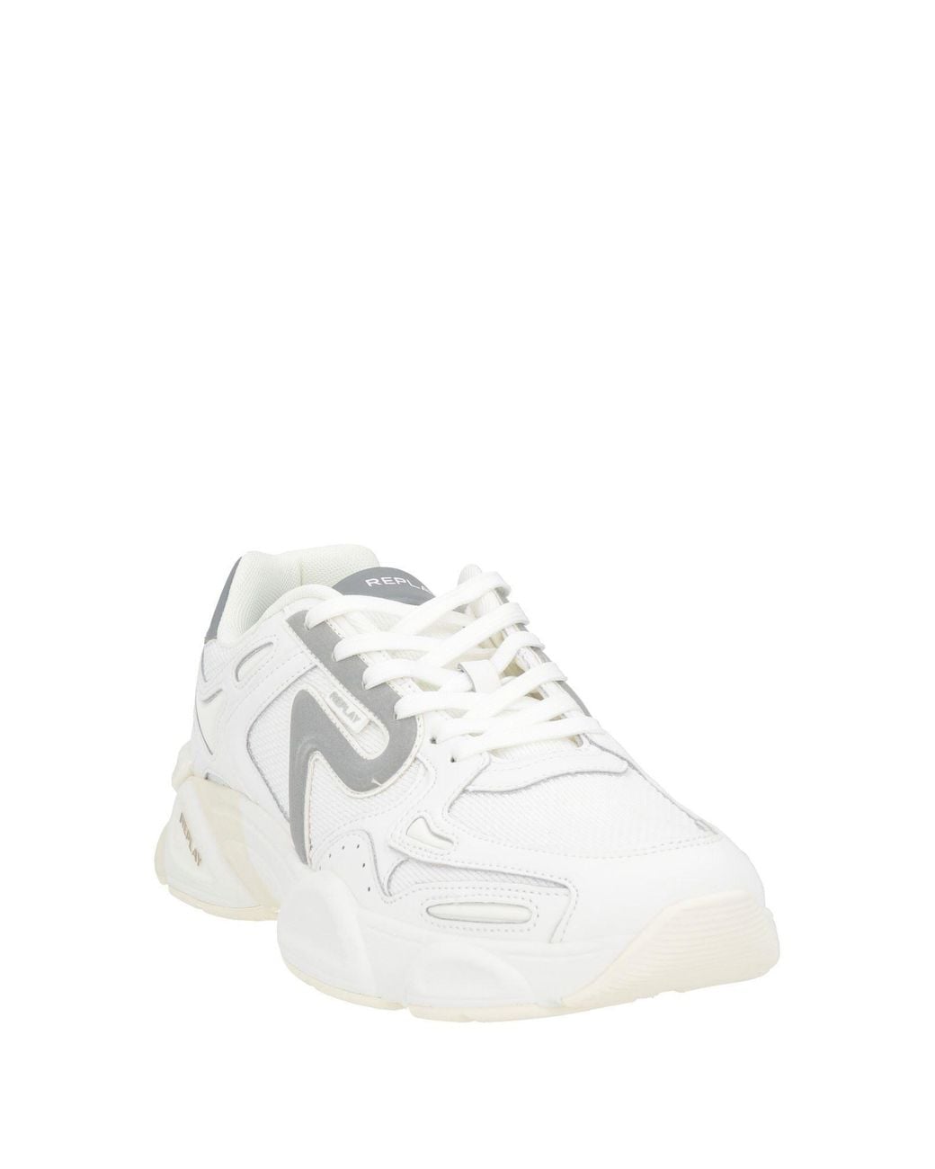 Replay White Trainers for men