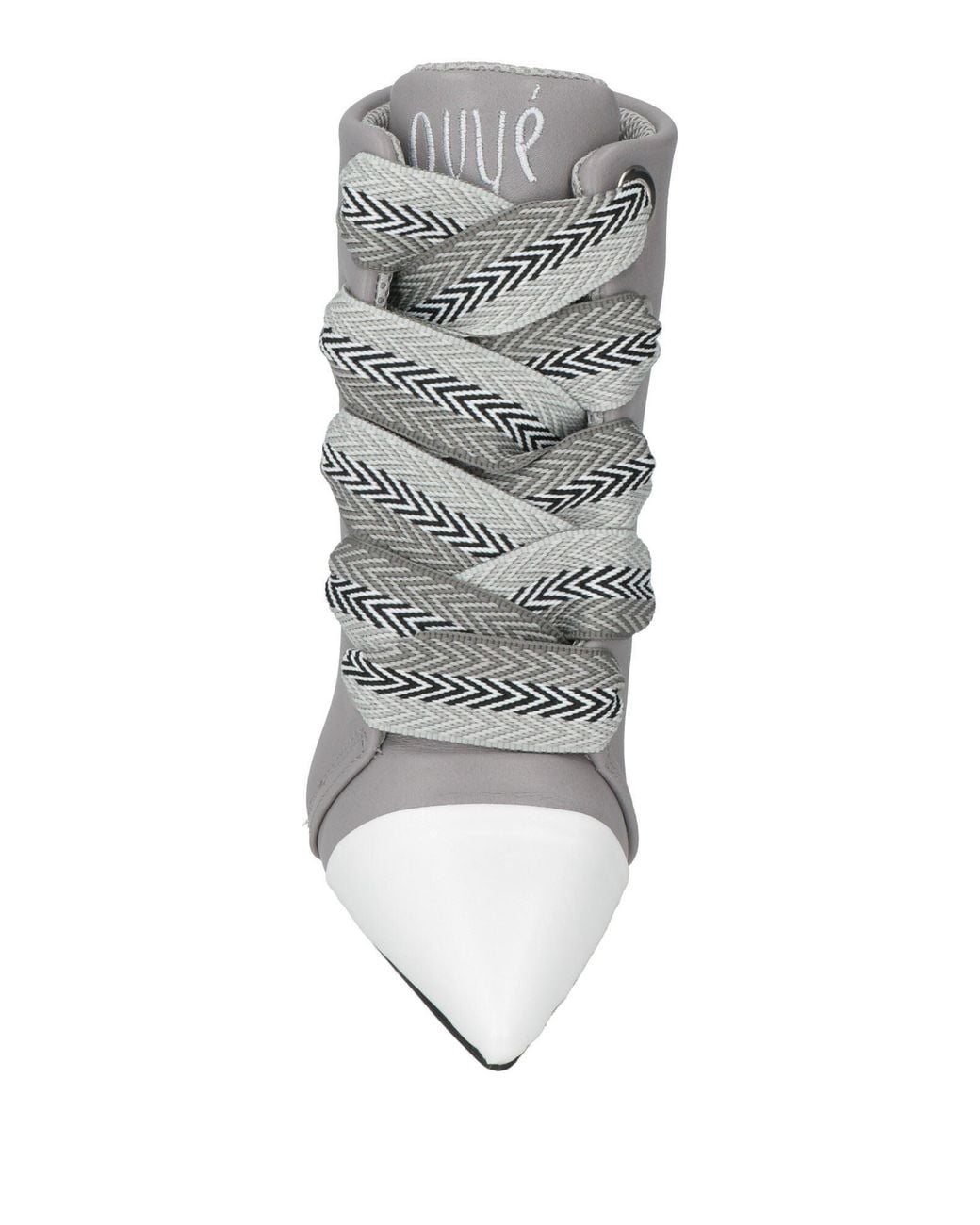 Ovyè Gray Ankle Boots