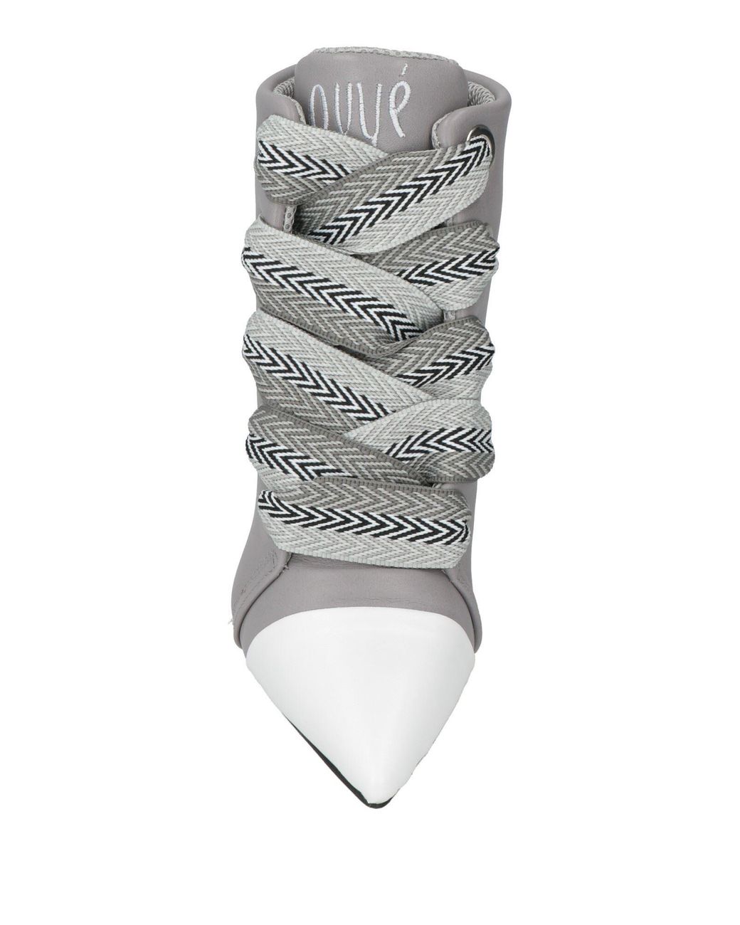 Ovyè Gray Ankle Boots