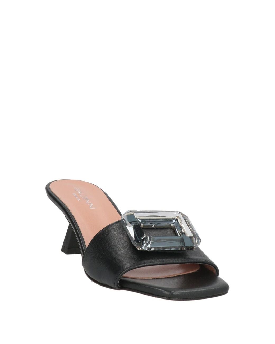 Baldinini Black Sandals Leather