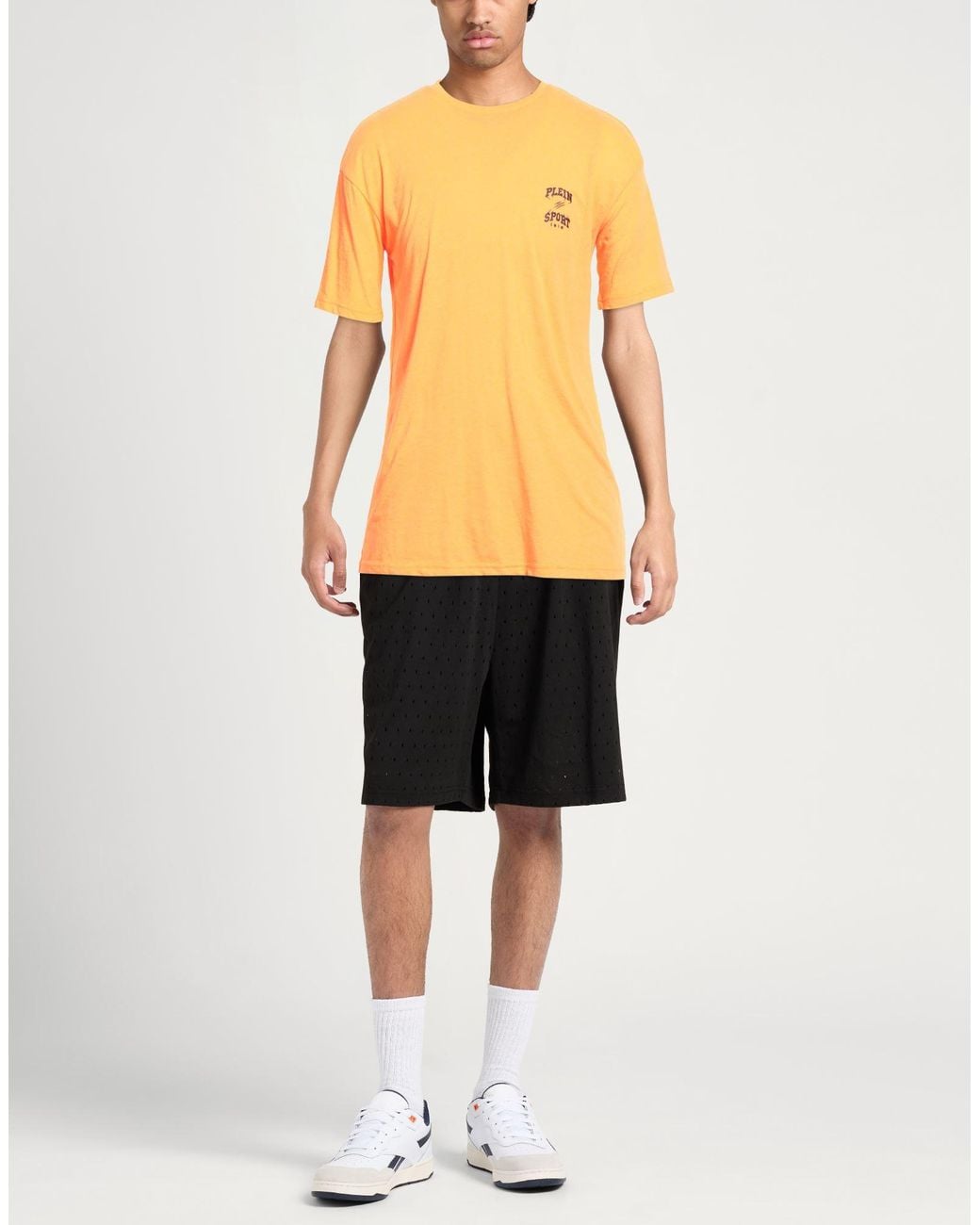 Philipp Plein Yellow Swim T-Shirt Polyester, Cotton for men