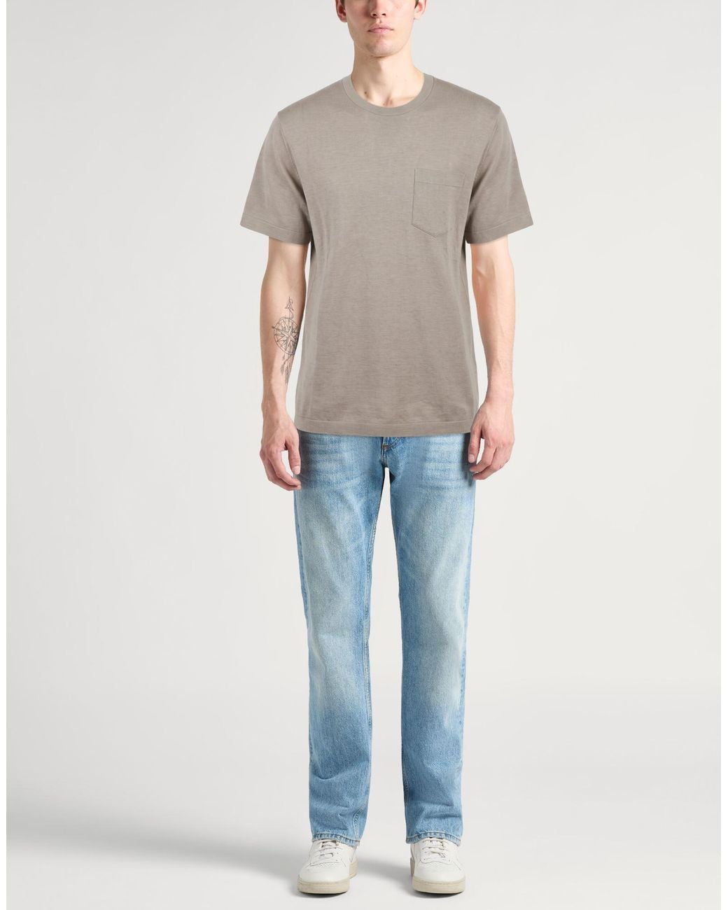 Camiseta Herno de hombre de color Gray