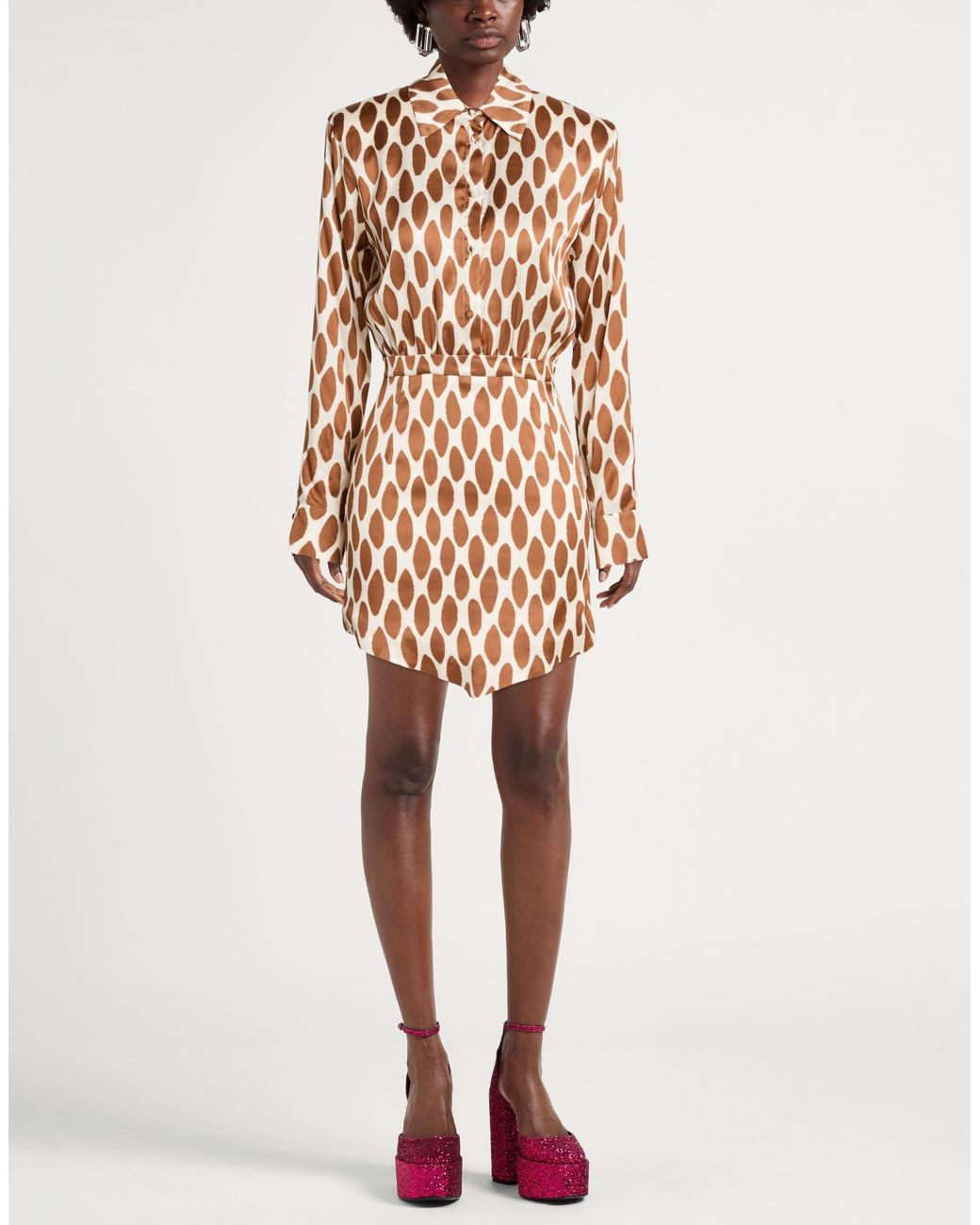 Jijil White Mini Dress Viscose